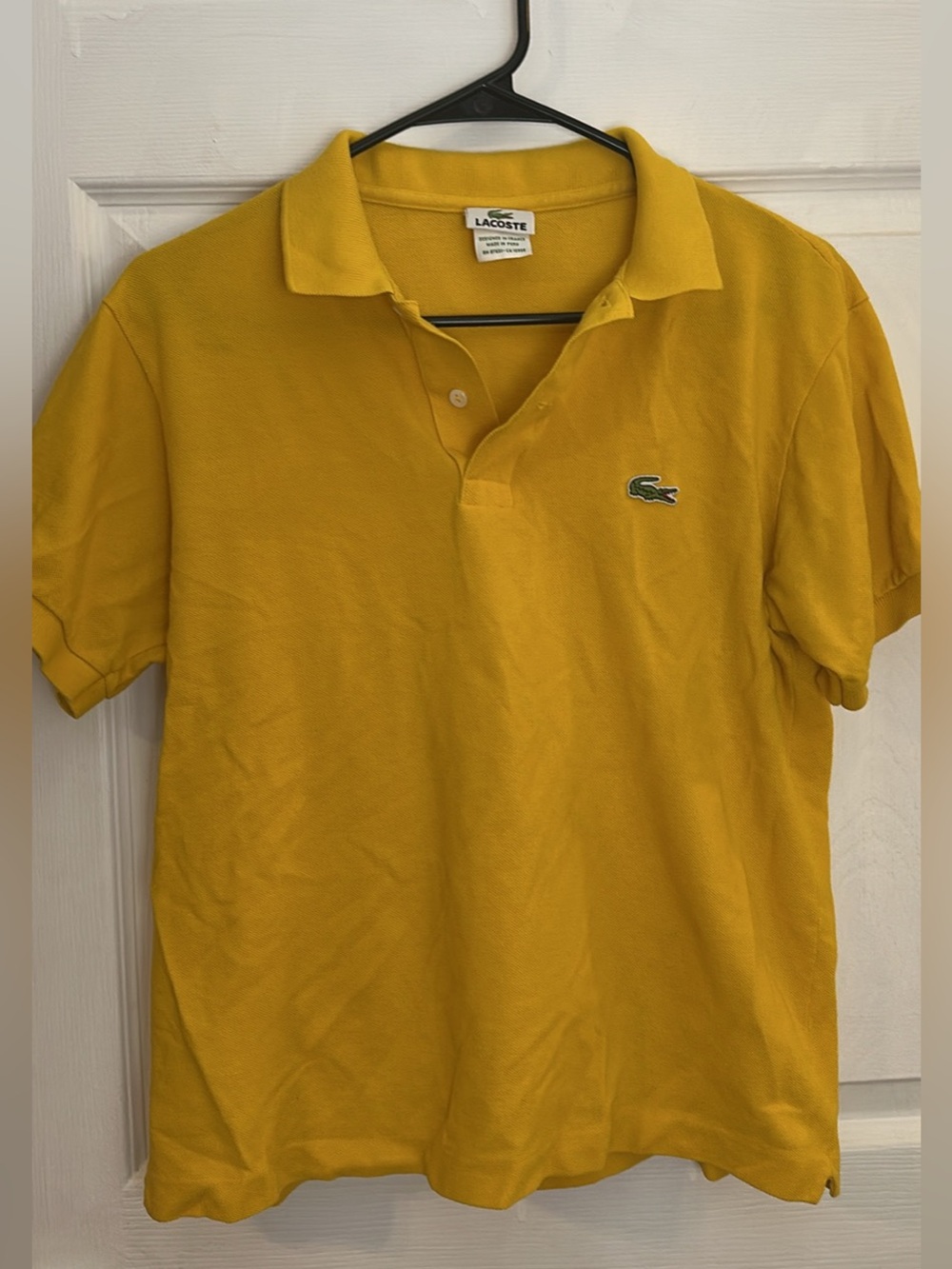 Lacoste Men's Bright Yellow Classic Pique Polo